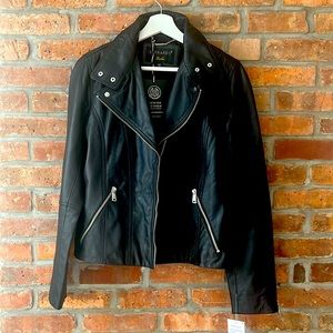 NWT Bernardo leather jacket